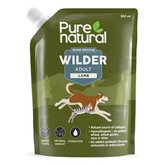 Purenatural kaulų sultinys šunims su ėriena, 350 ml