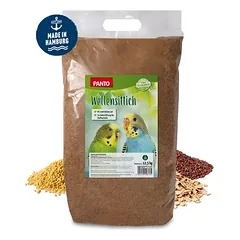 PANTO pašaras banguotosioms papūgėlėms – subalansuotas sėklų mišinys, 5kg — 2 nuotrauka