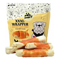 Mr.Bandit Dog XXXL Wrapper vištienos lazdelės 500 g