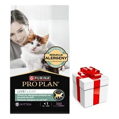 PRO PLAN LiveClear kačiukų maistas, turtingas kalakutiena 1,4 kg + Staigmena katei