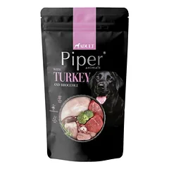 PIPER su kalakutiena ir brokoliais paketėliuose 500g šlapio šunų ėdalo