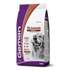 Gemon Dry Dog Medium Adult sausas maistas vidutinio dydžio veislių šunims su ėriena ir ryžiais, 3 kg
