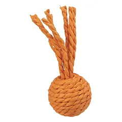 Trixie žaislas katėms rattle ball su popierine virvele, ø 4 × 11 cm, 1 vnt. — 3 nuotrauka