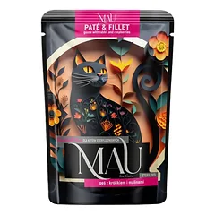 MAU Filet Mix skonių: žąsis, elnias ir antis, 12 x 85 g drėgnas maistas sterilizuotam katinui