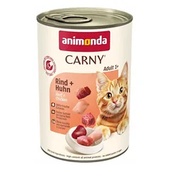 ANIMONDA Cat Carny Adult, skonis: jautiena ir vištiena, 400 g 