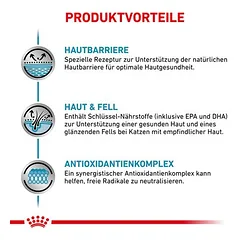 Royal Canin Veterinary Feline Skin & Coat padaže, drėgnas maistas katėms — 3 nuotrauka
