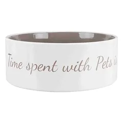 TRIXIE Pet’s Home keramikinis dubenėlis 0.3 l, ø 12 cm, smėlio spalvos