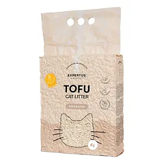 Expertus Tofu kraikas katėms, bekvapis, 6l (2,6kg) — 3 nuotrauka