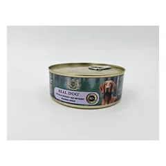 REAL DOG SP konservai su jautiena ir triušiena suaugusiems šunims, 240 g