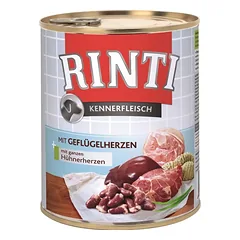 Rinti Kennerfleisch Geflugelherzen drėgnas maistas šunims - paukštienos širdelės 800g