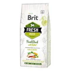 Brit Fresh Duck with Millet Active Run&Work 2,5 kg parduotuvėje mumbo.lt