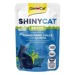 GimCat SHINYCAT Pouch Yellowfin Tuna With Quinoa visavertis konservuotas maistas katėms, 70 g