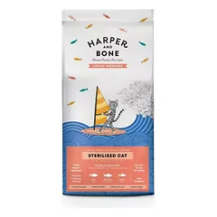 Harper and Bone Ocean Wonders sausas maistas sterilizuotoms katėms su žuvimi, 1,5 kg