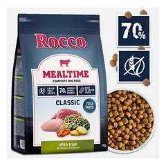 Rocco Mealtime – daug šviežių jautienos prieskrandžių, sausas maistas šunims