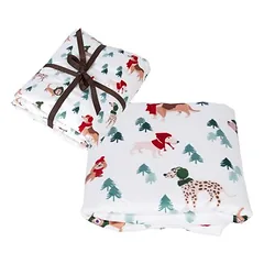 TIAKI Decke Funny Winter Dogs