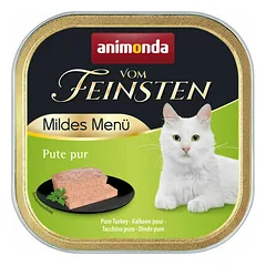 Animonda Vom Feinsten Cat Mild Menu Adult su kalakutiena, drėgnas maistas katėms 100 g