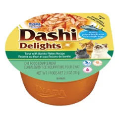 Ciao Dashi Delights tunas su džiovinta žuvimi sultinyje katėms, 70 g