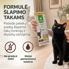 Urinary suaugusių kačių kreminiai funkciniai skanėstai su vištiena ir spanguolėmis, 4x15 g — 4 nuotrauka