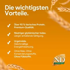 N&D Cat Ancestral Grain Adult su ėriena ir mėlynėmis, sausas maistas katėms, 5 - 9,9 kg — 4 nuotrauka