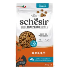 Schesir Monoprotein sausas pašaras su žuvimi katėms