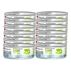 Disugual drėgnas drėgnas kačių maistas Veterinary WEIGHT Sola (suaugusiems) 12x85 g
