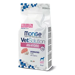Monge VetSolution Canine Adult An-Hydro Hydrolysed Pork with Tapioca 2 kg parduotuvėje Petz.lt