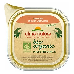 Almo Nature Bio Organic Maintenance pastēte ar lasi 100g - konservi suņiem