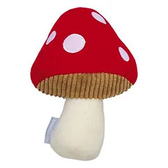Beeztees žaislas šunims musmirė Toad iš pliušo, raudona/balta