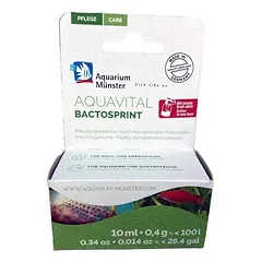Akvariumo priežiūros priemonė Aquavital Bactosprint, akvariumams iki 100 l