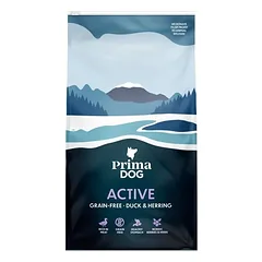 PrimaDog Active Be Grūdų – Antiena & Silkė, 10 kg