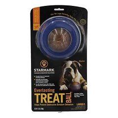 Starmark Everlasting Treat Ball, žaislas šunims, Dydis L: apie Ø 12,7 cm — 3 nuotrauka