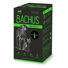 Bachus Hair & Skin papildai šunims ir katėms, 60 tabl.