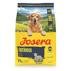 Josera Optiness sausas pašaras šunims su ėriena ,3 kg