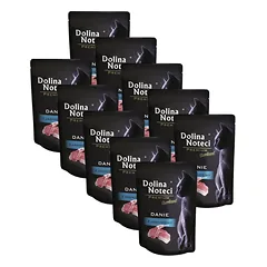 DOLINA NOTECI Premium Sterilised ėriena su aviena 10x85 g drėgnas maistas sterilizuotam katinui
