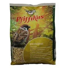 Pfiffikus blanširuoti žemės riešutai, pašaras paukščiams, 25kg — 3 nuotrauka