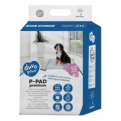 Duvo+ paklotai šuniukams P-Pad Premium, kvapų kontrolė, L / Kiekis: 30 vnt. — 4 nuotrauka
