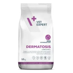 VetExpert Veterinary Diet Dermatosis sausas pašaras su ėriena ir kriliumi šunims