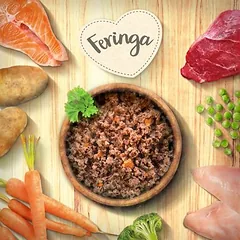 Feringa Classic Meat meniu maišeliai, drėgnas maistas katėms 12 x 85 g — 5 nuotrauka