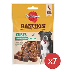 PEDIGREE Ranchos Cubes 7 x 70 g papildomas maistas suaugusiems šunims su antiena