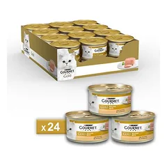 Gourmet Gold Mousse drėgnas maistas katėms 24 x 85 g, 80 - 99 g — 2 nuotrauka