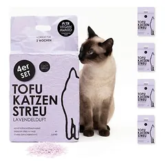 LucyBalu kraikas katėms TOFU, 4 maišeliai – be kvapo — 2 nuotrauka