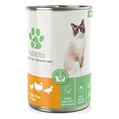 Fellicita su vištiena, kalakutiena ir antiena, drėgnas maistas katėms, 100 - 199 g — 3 nuotrauka