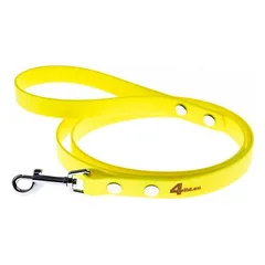 4WILD Neperšlampamas pavadėlis 150 cm neoninės geltonos spalvos