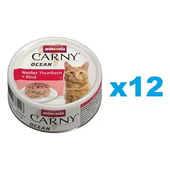 ANIMONDA Carny ocean baltasis tunas ir jautiena 12x80g