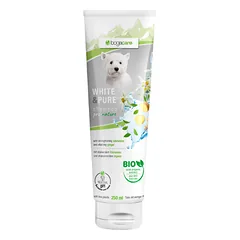 BOGACARE SHAMPOO WHITE&PURE DOG šviesinamasis šampūnas balto ir šviesaus kailio šunims, 250 ml