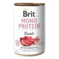 Brit Care konservuotas pašaras šunims Mono Protein Lamb 400 g