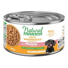 Natural Trainer Pate Monoproteico Small & Toy Adult drėgnas maistas šunims — 3 nuotrauka