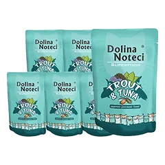 DOLINA NOTECI Supermaistas upėtakis ir tunas 10x85g paketėlis