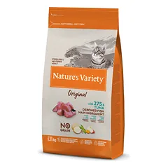 Natures Variety ORIGINAL sterilizuotoms katėms su tunu 1.25kg