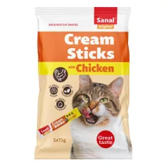 Sanal Cream Sticks Chicken skanėstai katėms - Pet24